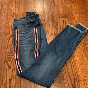 Hollister Racer Stripe Skinny Jeans